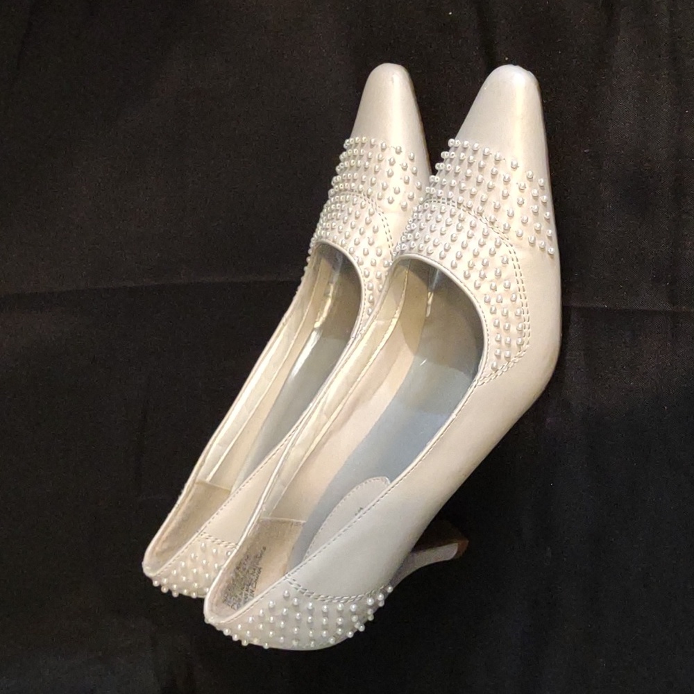 Silver Slippers size 7.5 women